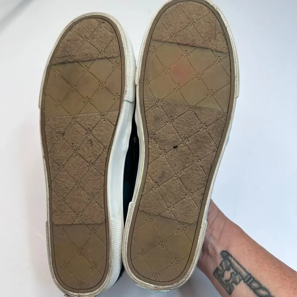 Jack Rogers Green Navy Tartan Slides